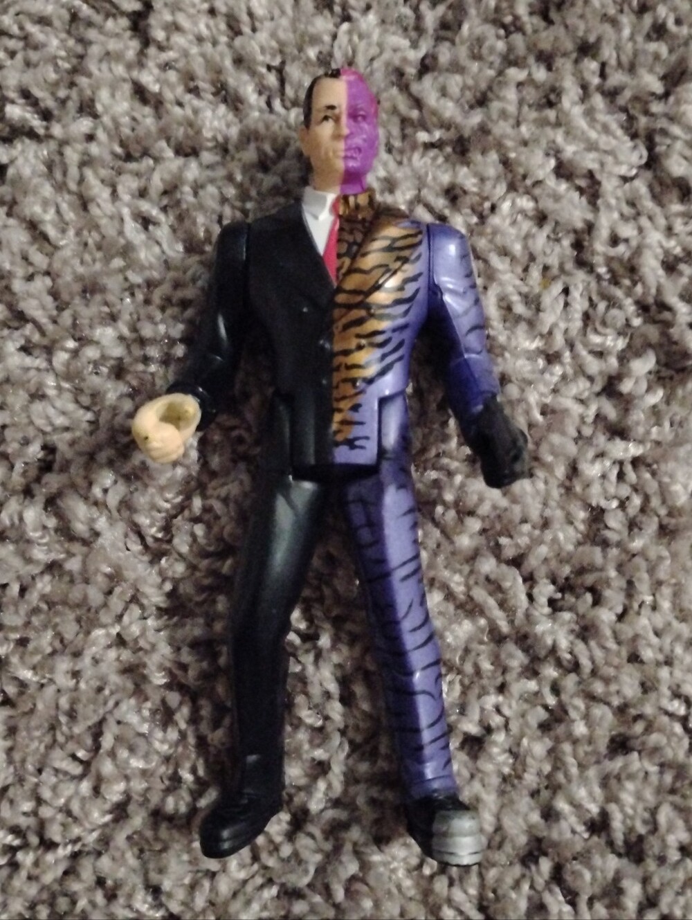 Vintage 1995 Kenner Batman Forever Two-Face Action Figure 5" Loose DC Comics